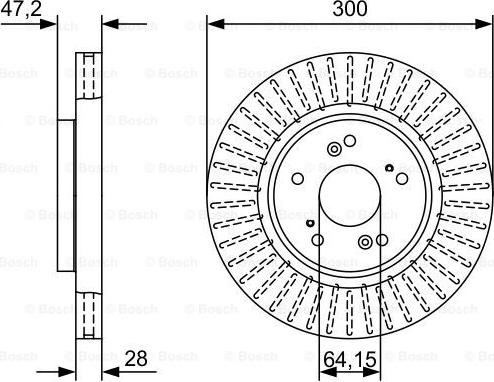 BOSCH 0 986 479 W48 - Disque de frein cwaw.fr