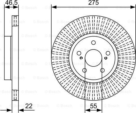 BOSCH 0 986 479 W13 - Disque de frein cwaw.fr