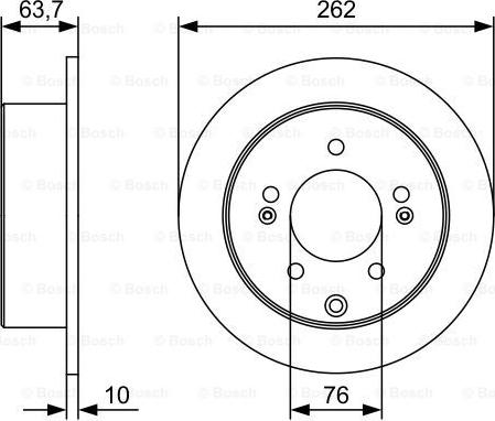 BOSCH 0 986 479 W12 - Disque de frein cwaw.fr