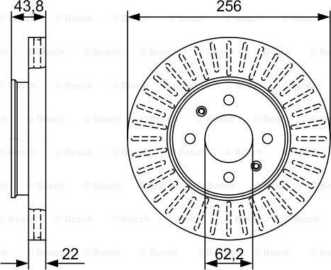 BOSCH 0 986 479 W21 - Disque de frein cwaw.fr