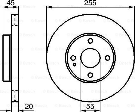 BOSCH 0 986 478 996 - Disque de frein cwaw.fr