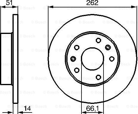 BOSCH 0 986 478 991 - Disque de frein cwaw.fr