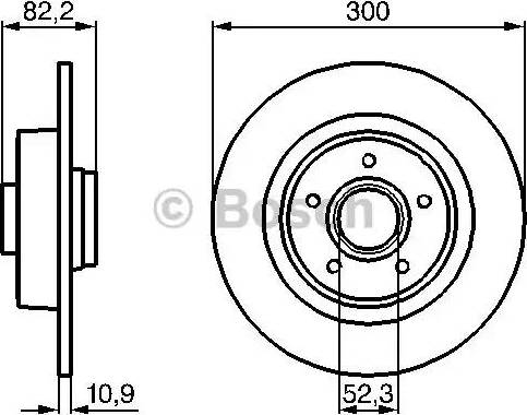 BOSCH 0 986 478 971 - Disque de frein cwaw.fr