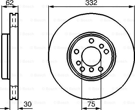 BOSCH 0 986 478 973 - Disque de frein cwaw.fr