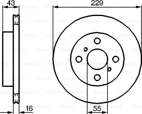 BOSCH 0 986 478 491 - Disque de frein cwaw.fr