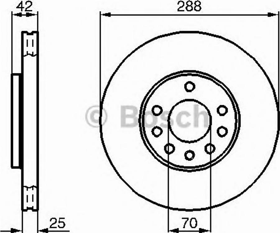 BOSCH 0 986 478 449 - Disque de frein cwaw.fr