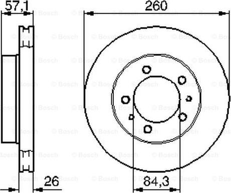 BOSCH 0 986 478 484 - Disque de frein cwaw.fr