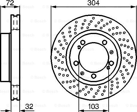 BOSCH 0 986 478 599 - Disque de frein cwaw.fr