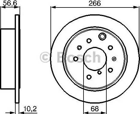 BENDIX 561568B - Disque de frein cwaw.fr