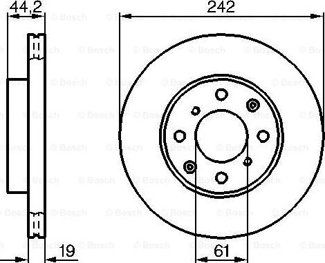 BOSCH 0 986 478 503 - Disque de frein cwaw.fr