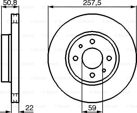 BOSCH 0 986 478 512 - Disque de frein cwaw.fr