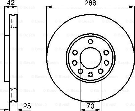 BOSCH 0 986 478 588 - Disque de frein cwaw.fr