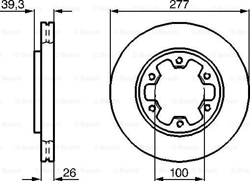 BOSCH 0 986 478 532 - Disque de frein cwaw.fr