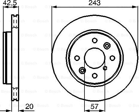 BOSCH 0 986 478 659 - Disque de frein cwaw.fr