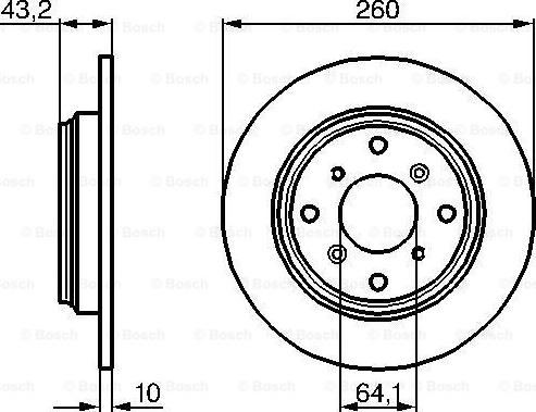 BOSCH 0 986 478 680 - Disque de frein cwaw.fr