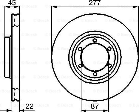 BOSCH 0 986 478 635 - Disque de frein cwaw.fr