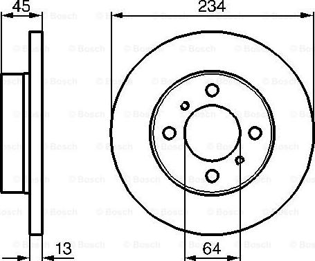 BOSCH 0 986 478 636 - Disque de frein cwaw.fr