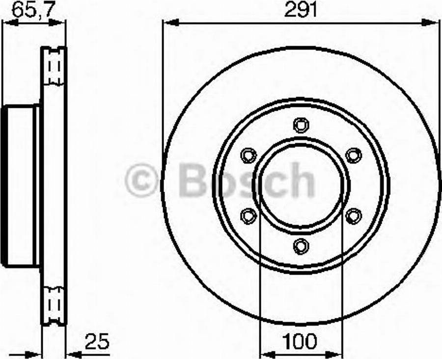 BOSCH 0 986 478 629 - Disque de frein cwaw.fr