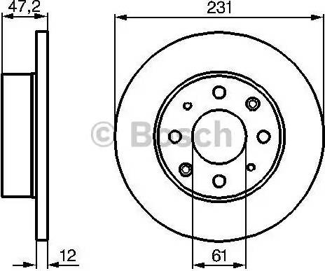 BOSCH 0 986 478 676 - Disque de frein cwaw.fr