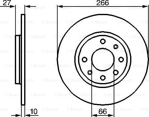 BOSCH 0 986 478 090 - Disque de frein cwaw.fr