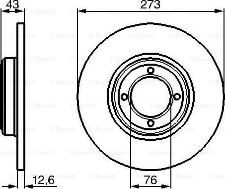 BOSCH 0 986 478 091 - Disque de frein cwaw.fr