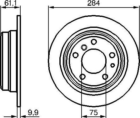 BOSCH 0 986 478 044 - Disque de frein cwaw.fr