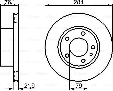 BOSCH 0 986 478 043 - Disque de frein cwaw.fr