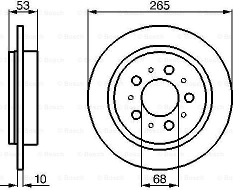 BOSCH 0 986 478 042 - Disque de frein cwaw.fr