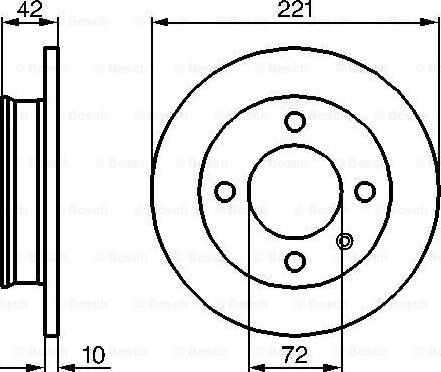 BOSCH 0 986 478 068 - Disque de frein cwaw.fr