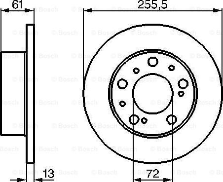 BOSCH 0 986 478 067 - Disque de frein cwaw.fr