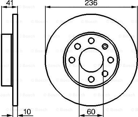 BOSCH 0 986 478 080 - Disque de frein cwaw.fr