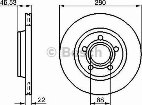 BOSCH 0 986 478 022 - Disque de frein cwaw.fr