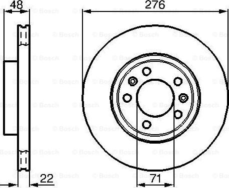 BOSCH 0 986 478 140 - Disque de frein cwaw.fr