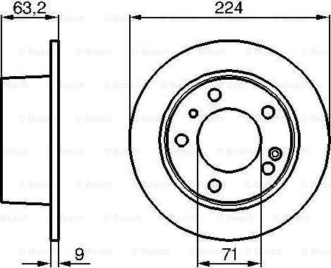 BOSCH 0 986 478 141 - Disque de frein cwaw.fr