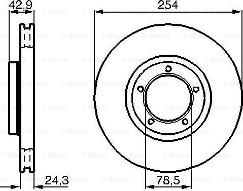 BOSCH 0 986 478 160 - Disque de frein cwaw.fr