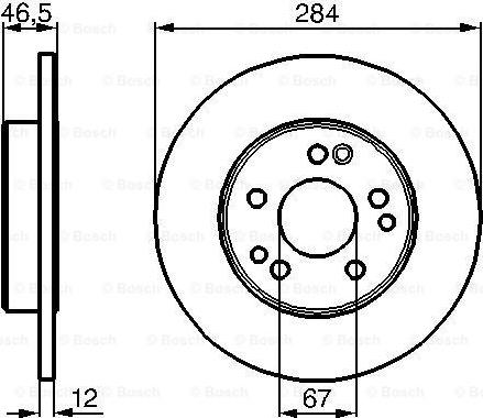 BOSCH 0 986 478 187 - Disque de frein cwaw.fr