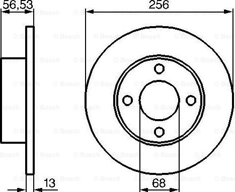 BOSCH 0 986 478 130 - Disque de frein cwaw.fr