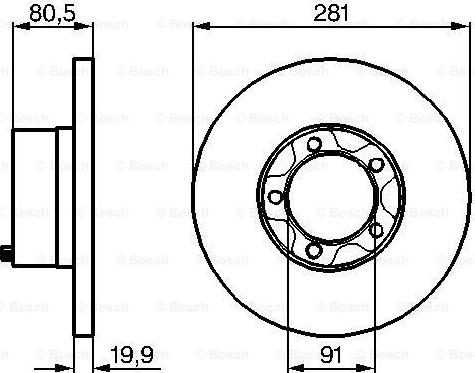 BOSCH 0 986 478 138 - Disque de frein cwaw.fr