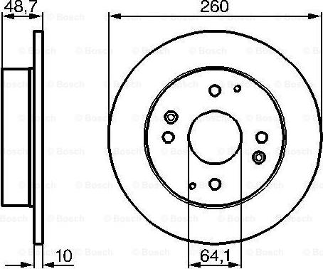 BOSCH 0 986 478 172 - Disque de frein cwaw.fr