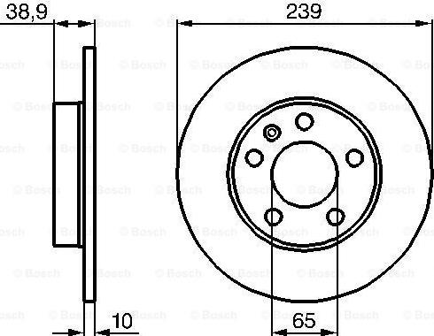 BOSCH 0 986 478 894 - Disque de frein cwaw.fr