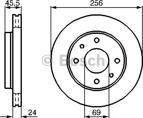 BOSCH 0 986 478 897 - Disque de frein cwaw.fr