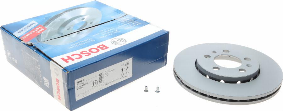 BOSCH 0 986 478 853 - Disque de frein cwaw.fr