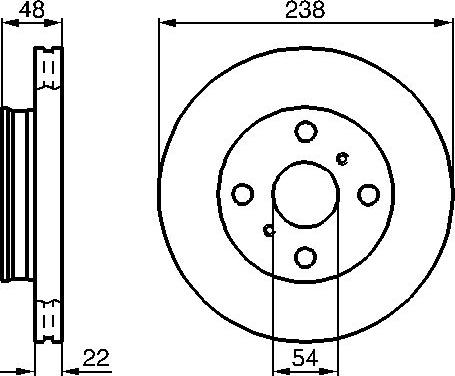 BOSCH 0 986 478 857 - Disque de frein cwaw.fr