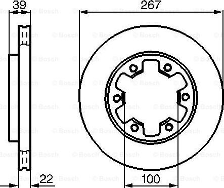 BOSCH 0 986 478 806 - Disque de frein cwaw.fr