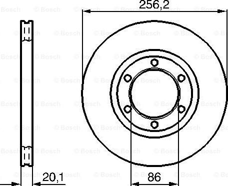 BOSCH 0 986 478 802 - Disque de frein cwaw.fr