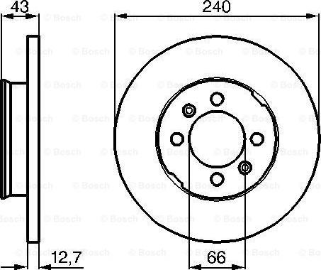 BOSCH 0 986 478 819 - Disque de frein cwaw.fr