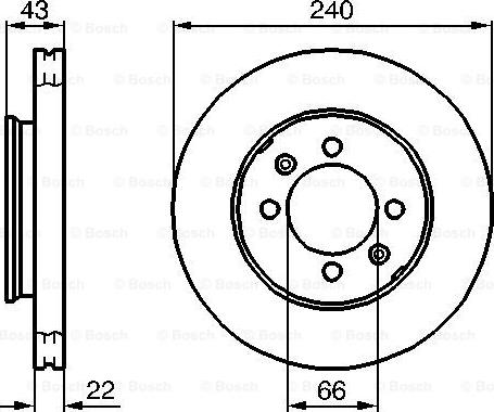 BOSCH 0 986 478 813 - Disque de frein cwaw.fr