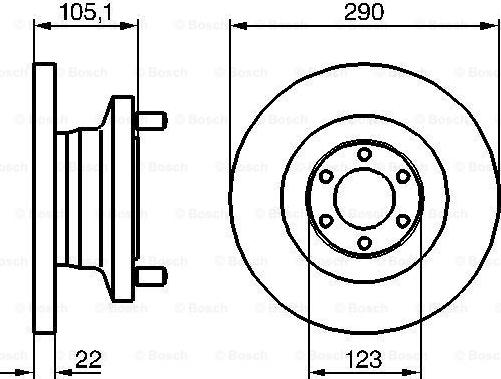 BOSCH 0 986 478 885 - Disque de frein cwaw.fr