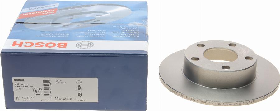 BOSCH 0 986 478 888 - Disque de frein cwaw.fr