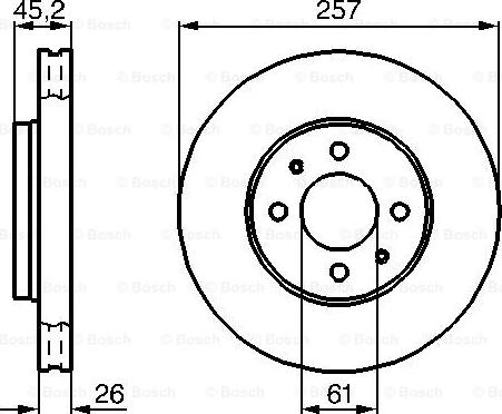 Febi Bilstein 10629 - Disque de frein cwaw.fr